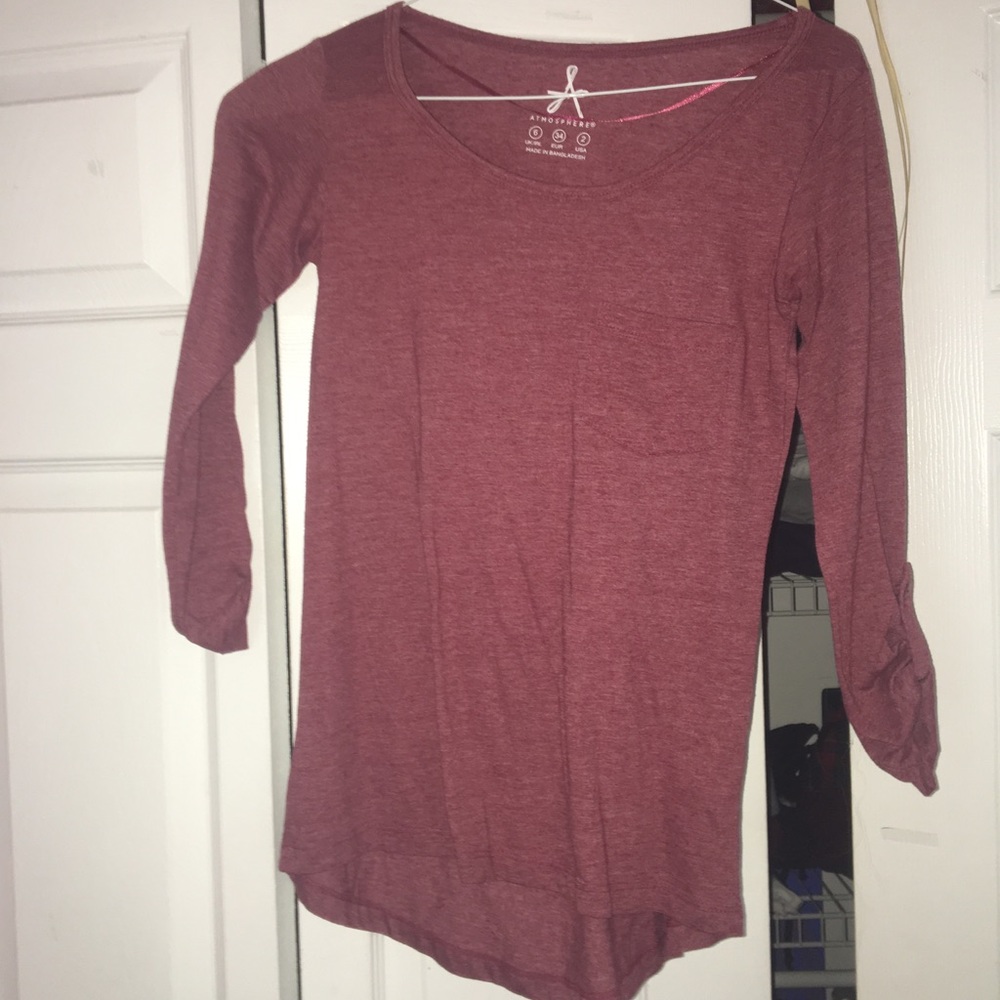 Cotton Red Long Sleeve